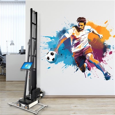 TPP1000 Düşük Mürekkep Tüketimi Dayanıklı Duvar Duvar Baskı Makinesi